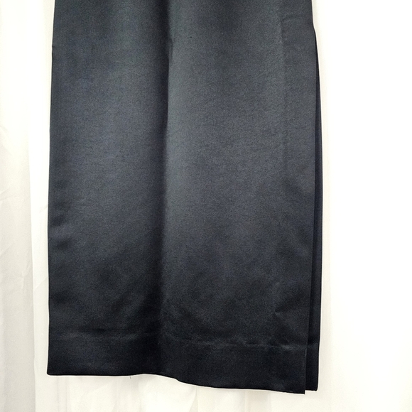 Vintage Vie by Victoria Royal formal full length satin skirt side slit size 6P - Picture 3 of 8